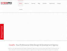 Tablet Screenshot of creapix.net